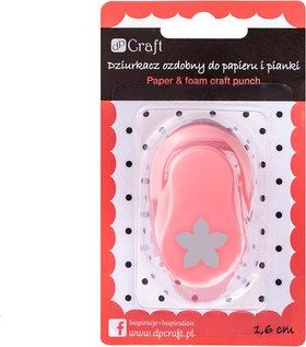 Dalprint Dziurkacz ozdobny do papieru i pianki DPCRAFT 1, 6cm Płatek Dalprint