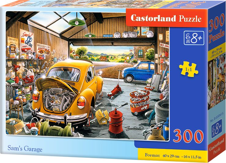 Castorland Puzzle 300 Sam's Garage