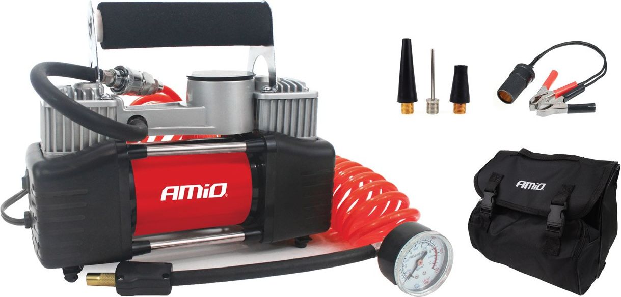 фото Автомобільний компресор (електричний) Amio Acomp 4