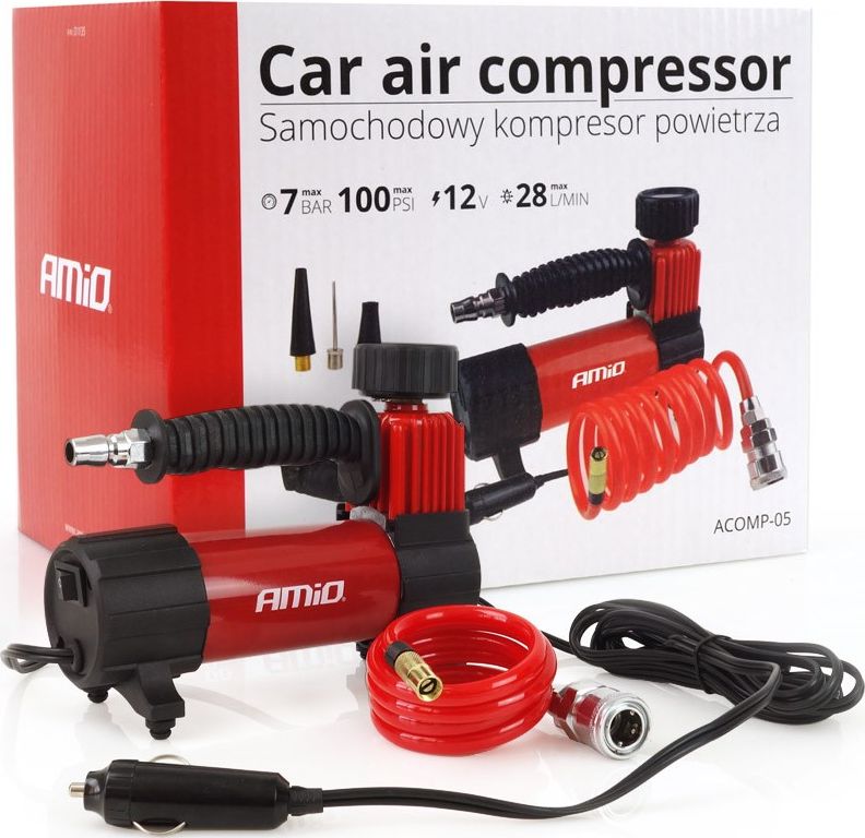 фото Автомобільний компресор (електричний) Amio ACOMP 02179