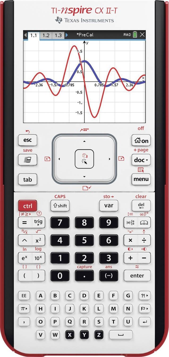 фото Інженерний калькулятор Texas Instruments TI Nspire CX II T