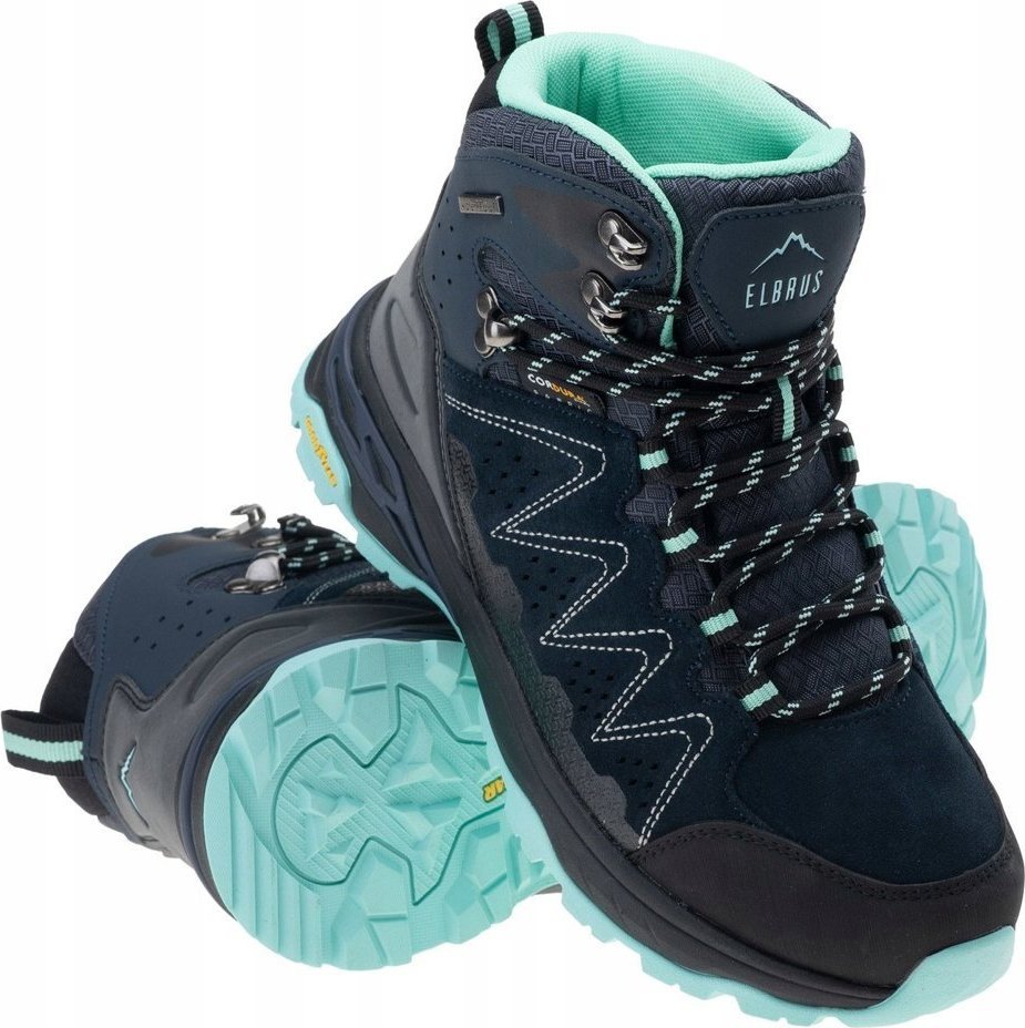 Buty trekkingowe damskie Elbrus OBUWIE OUTDOOR ERAVICA MID WP GC WO'S BLUE NIGHTS/ARUBA BLUE/BLACK 37