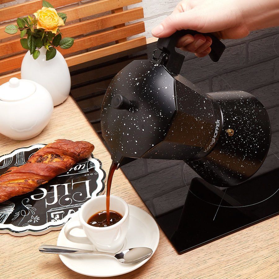 фото Кавоварка гейзерна Konighoffer 12tz Black