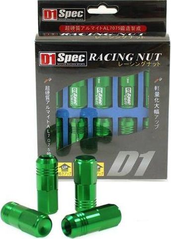 MTuning_F Nakrętki D1SPEC Replica EW M12x1.25 Green