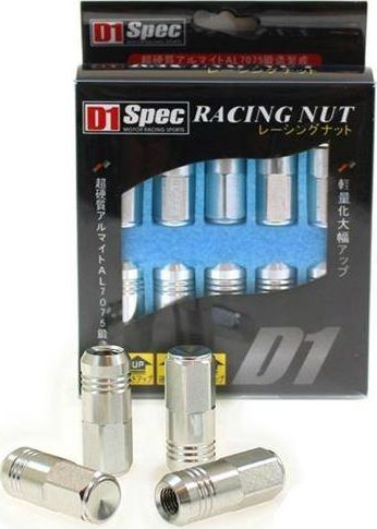 MTuning_F Nakrętki D1SPEC Replica EW M12x1.25 Silver