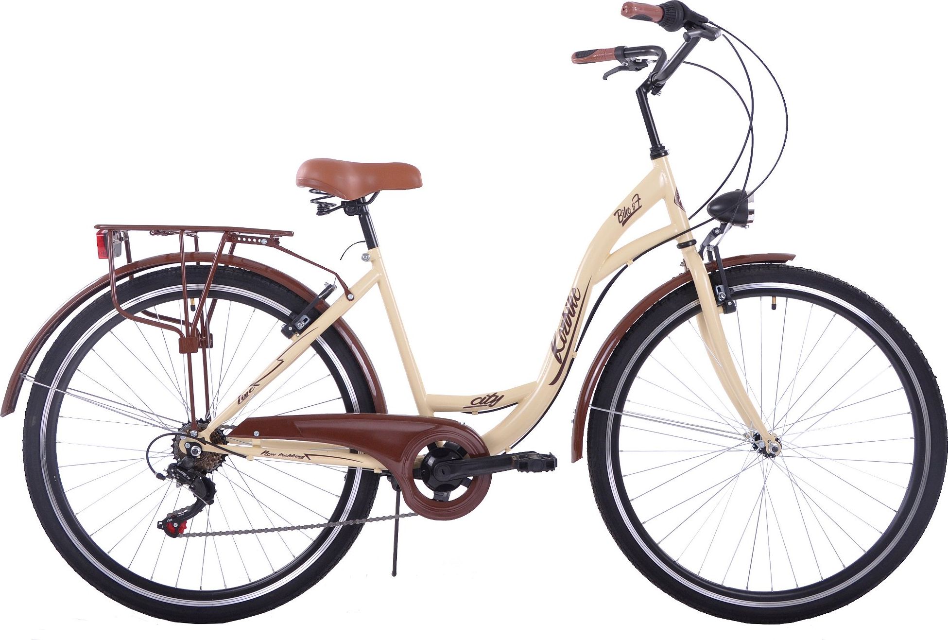фото Велосипед міський Kozbike City 28 7spd Cream/Brown