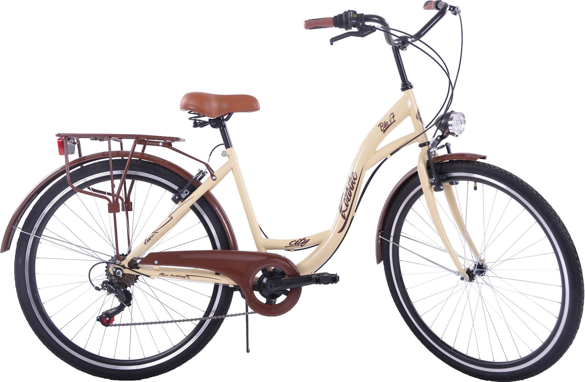 фото Велосипед міський Kozbike City 28 7spd Cream/Brown