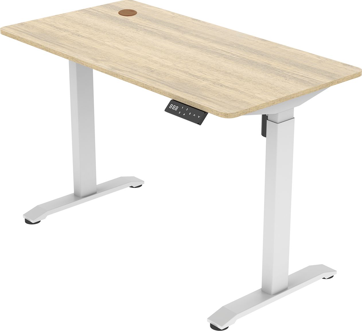 фото Геймерський ігровий стіл Spacetronik Moris Brown/White (SPE-O131WD)