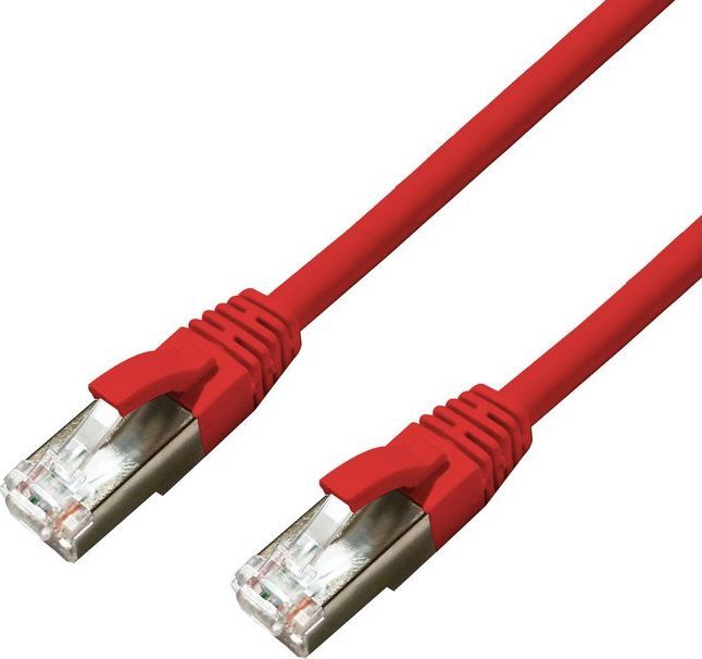 MicroConnect CAT6A S/FTP 15m Red LSZH