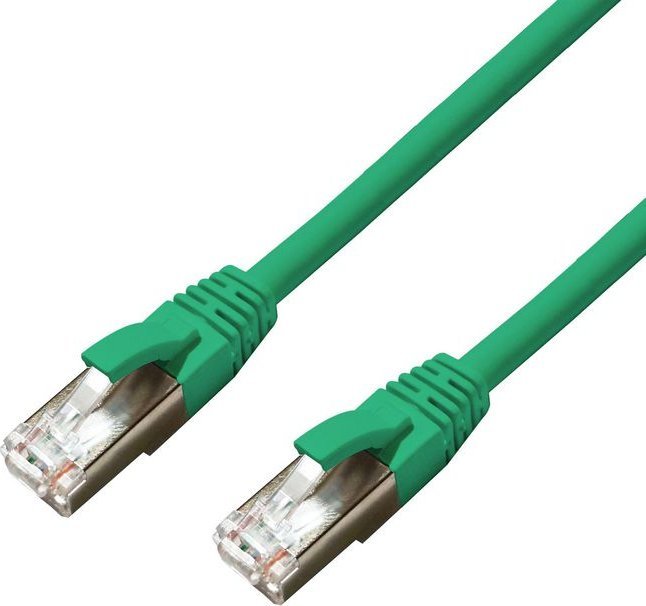 MicroConnect CAT6A S/FTP 3m Green LSZH