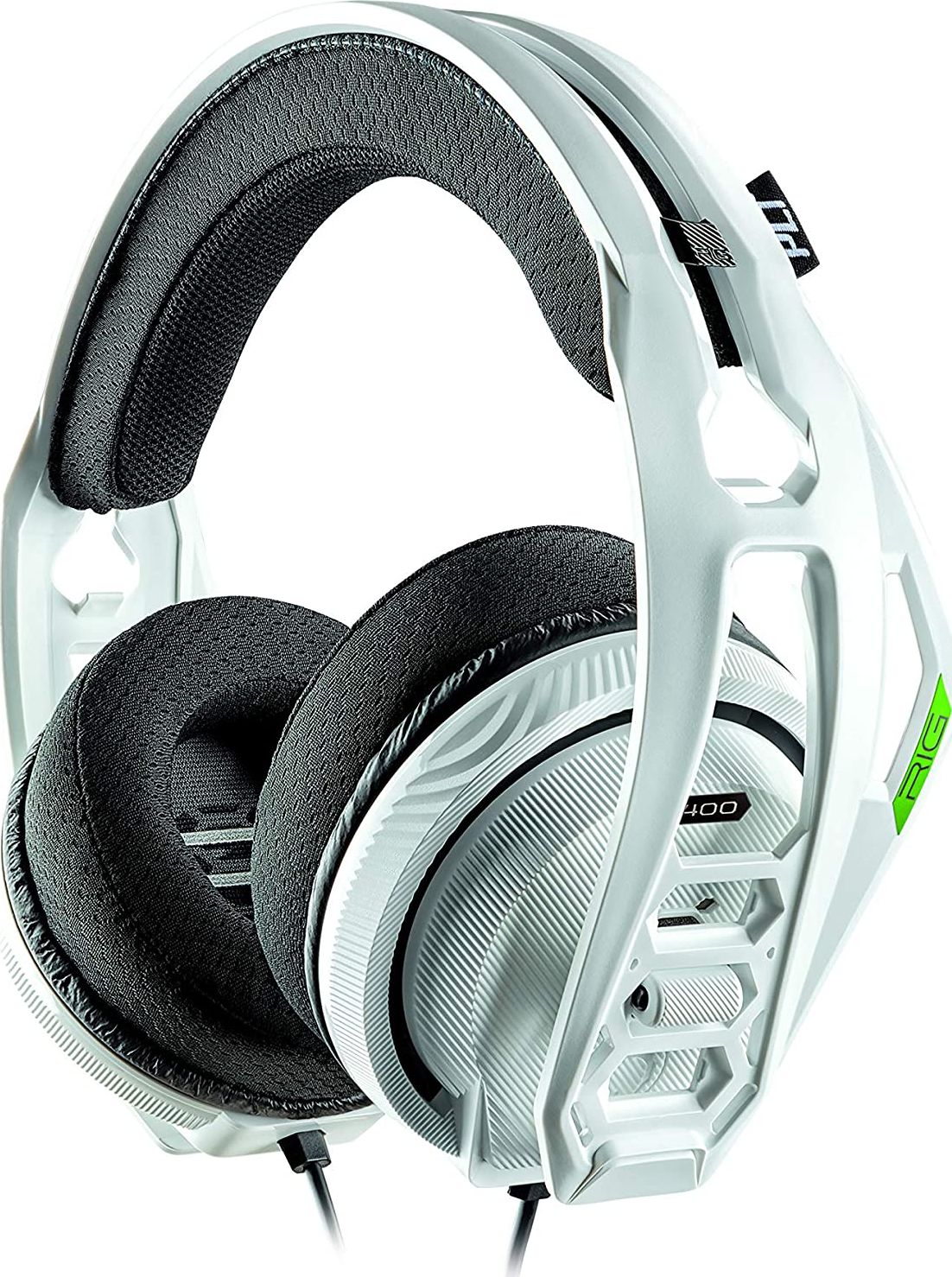 фото Навушники з мікрофоном Plantronics Rig 400HX White (214041-05)
