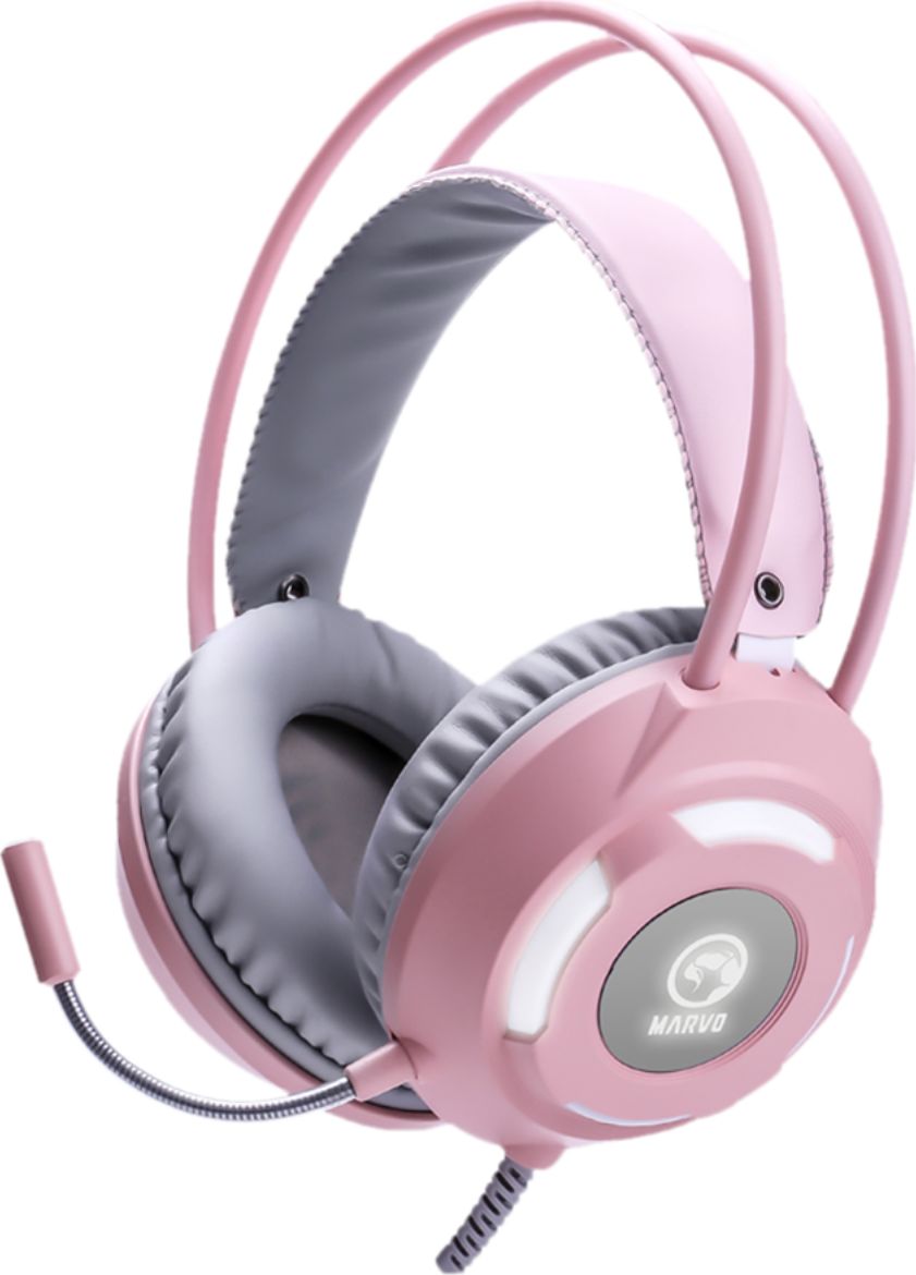 фото Навушники з мікрофоном Marvo HG8936 Pink (HG8936.MRV)