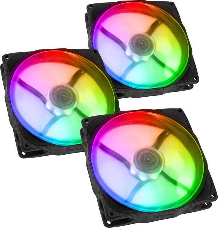 фото Вентилятор Noiseblocker NB-eLoop X B12-P ARGB Black 3-pack (LUBU-050)