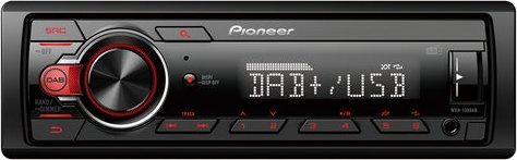 фото Бездискова MP3-магнітола Pioneer MVH-130DABAN