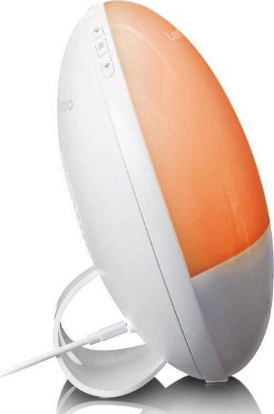 фото Настільний годинник Lenco CRW-110WH