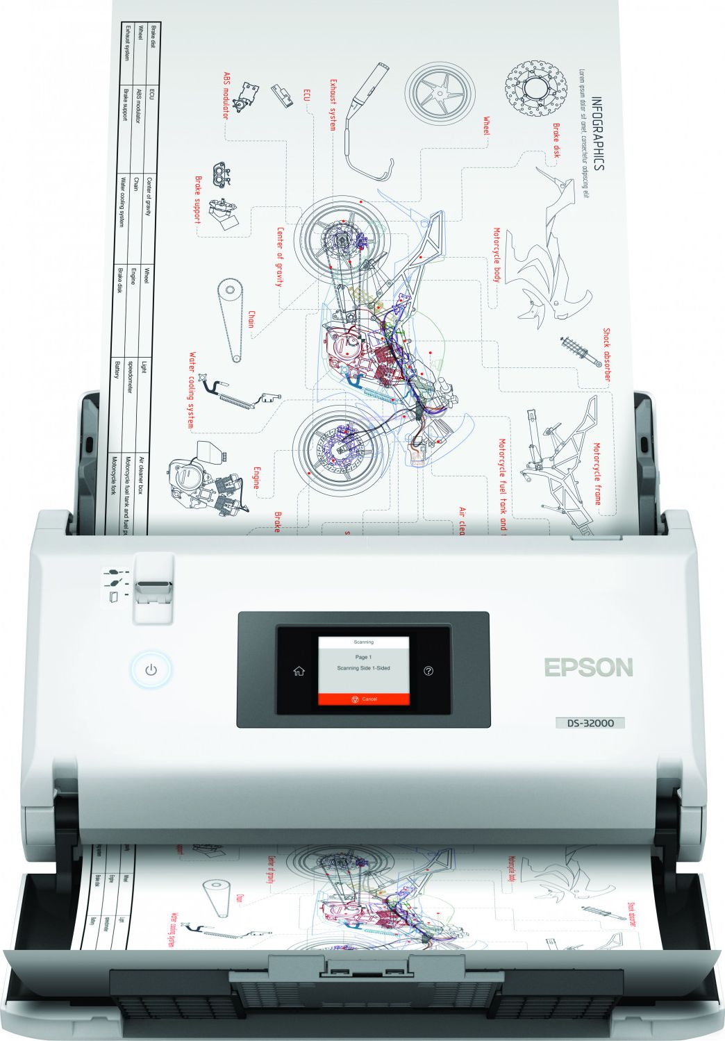 Skaner Epson WorkForce DS-32000 (B11B255401)