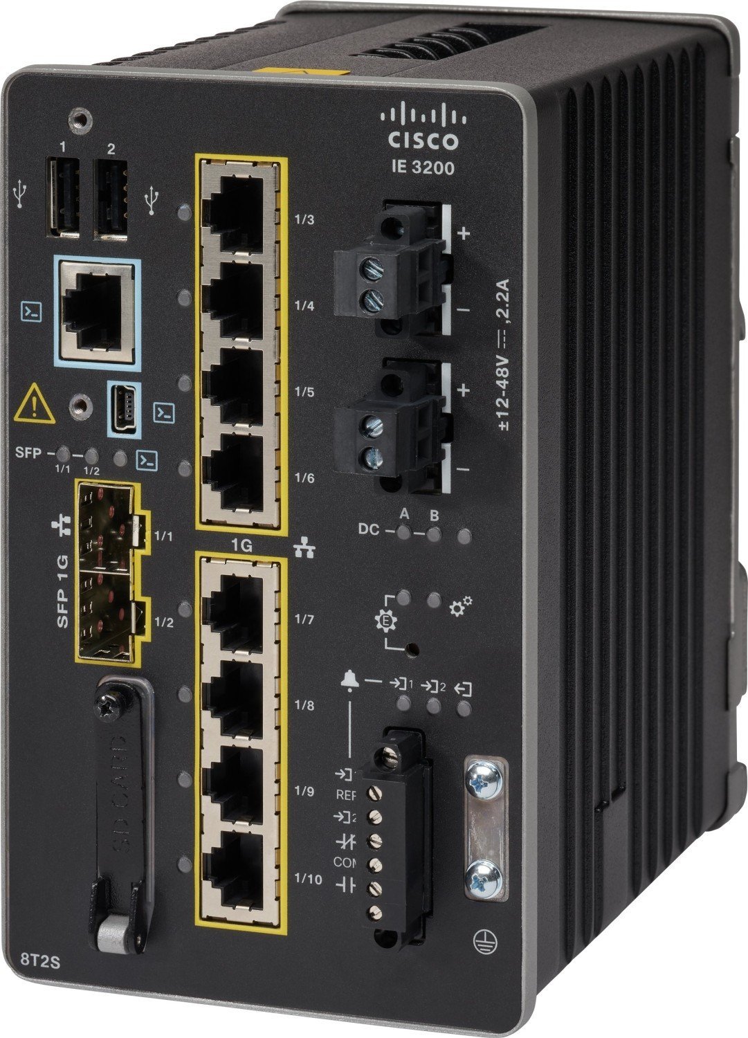 фото Комутатор керований Cisco IE-3200-8T2S-E