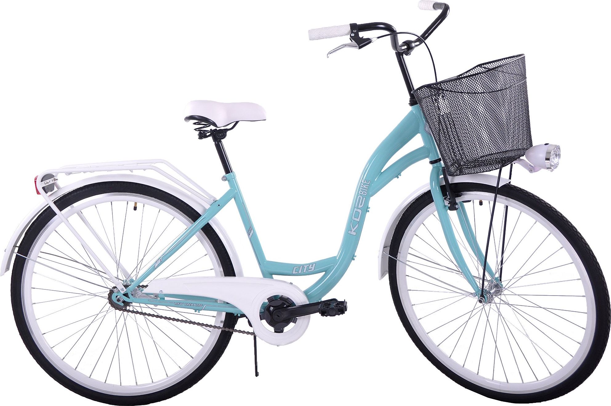фото Велосипед міський Kozbike K24 28 1spd Ocean/White