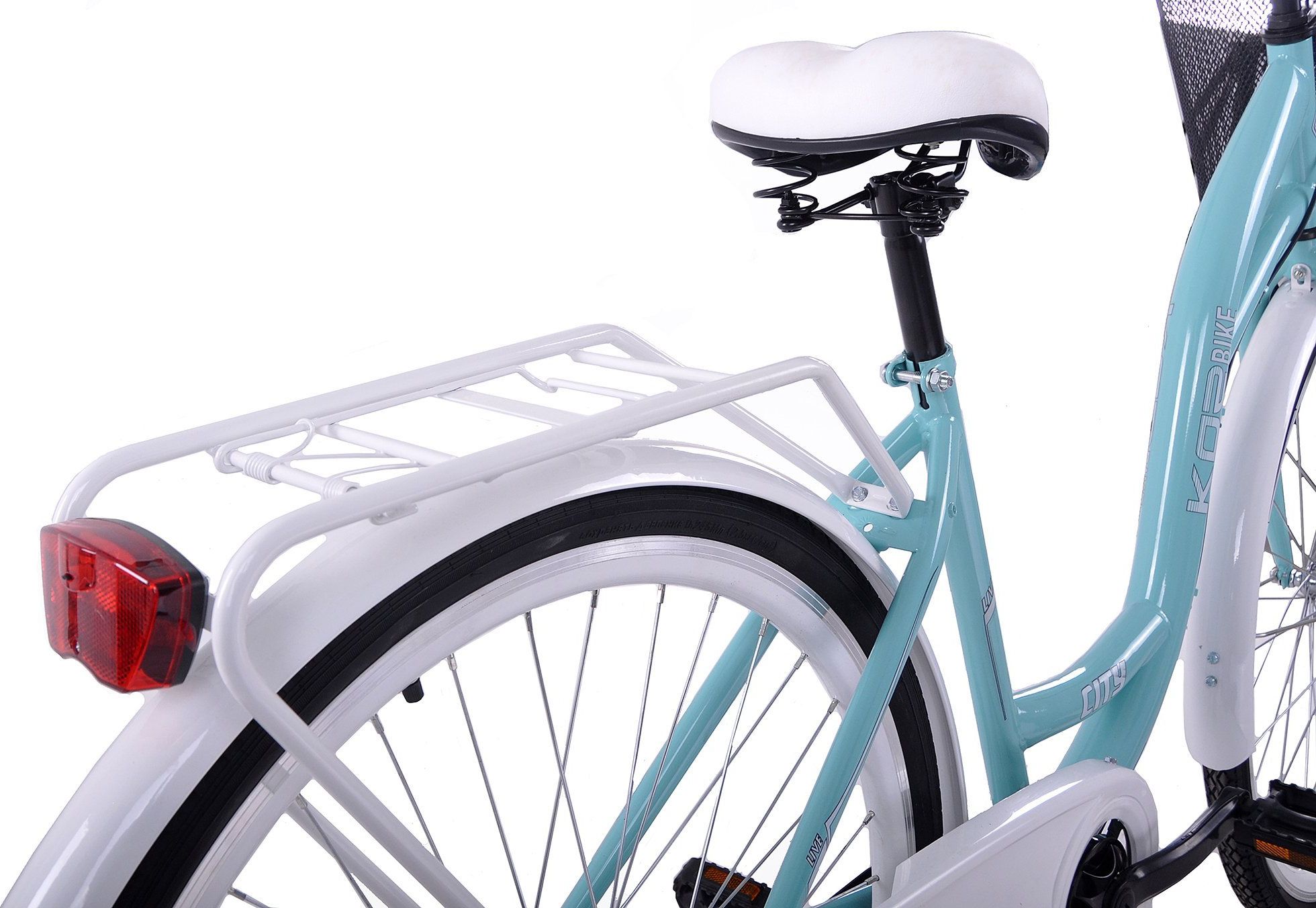 фото Велосипед міський Kozbike K24 28 1spd Ocean/White