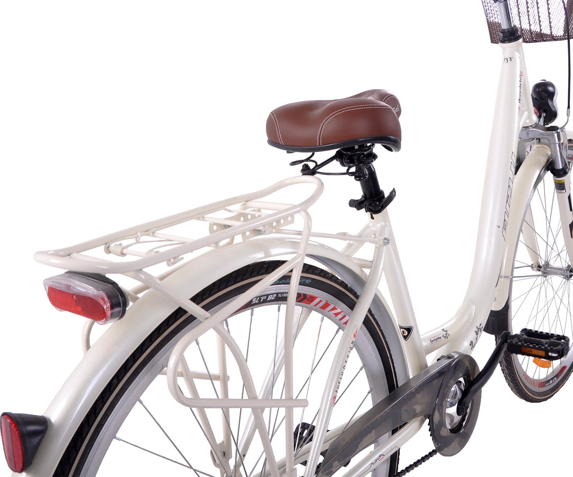 фото Велосипед міський Fuzlu Floryda 28 3spd Cream