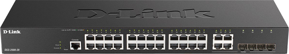 фото Комутатор керований 2 рівня D-Link DGS-2000-28