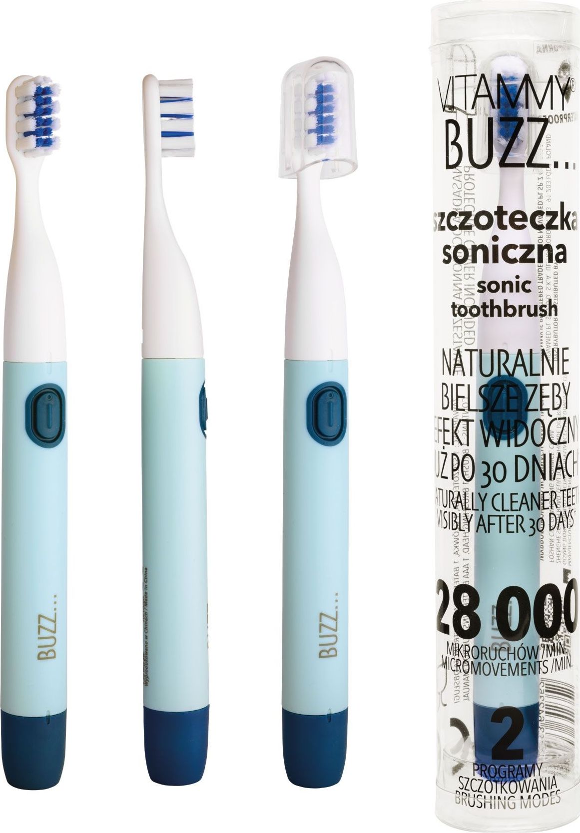 фото Електрична зубна щітка Vitammy Buzz Blue (TOW015083)