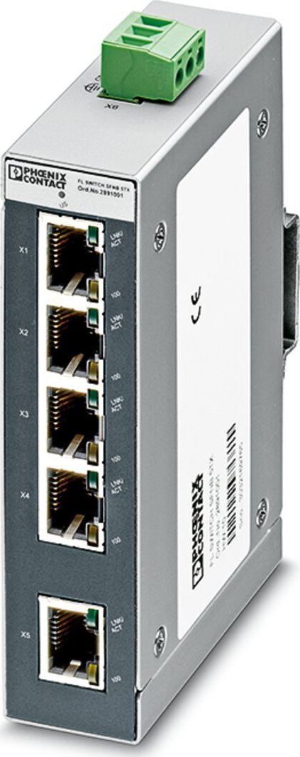 фото Комутатор некерований Phoenix Contact FL Switch SFNB 5TX (2891001)