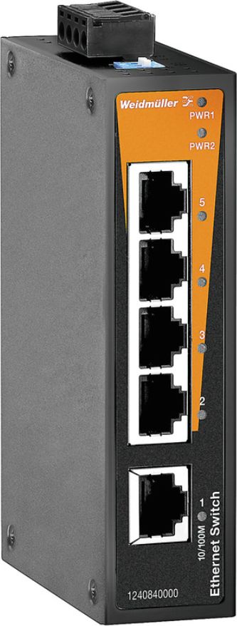 фото Комутатор некерований Weidmuller IE-SW-BL05-5TX