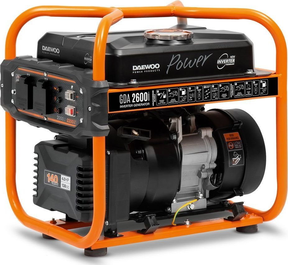 фото Інверторний бензиновий генератор Daewoo Power GDA 2600i