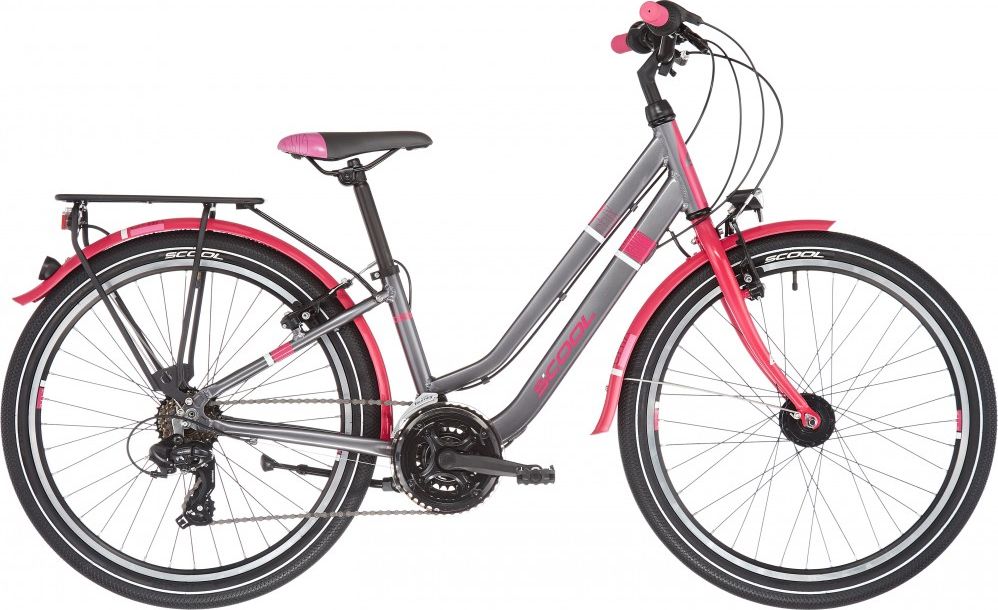 фото Дитячий двоколісний велосипед Scool chiX 24"