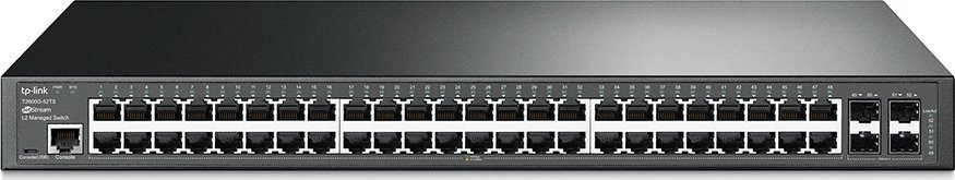 фото Комутатор керований 2-го рівня TP-Link T2600G-52TS