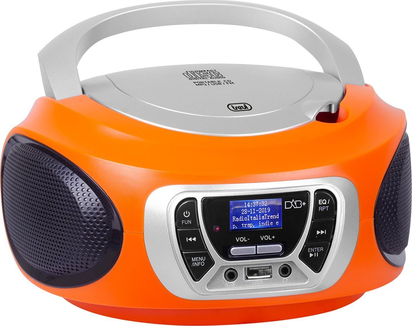 фото Радіоприймач Trevi CMP51009 Orange