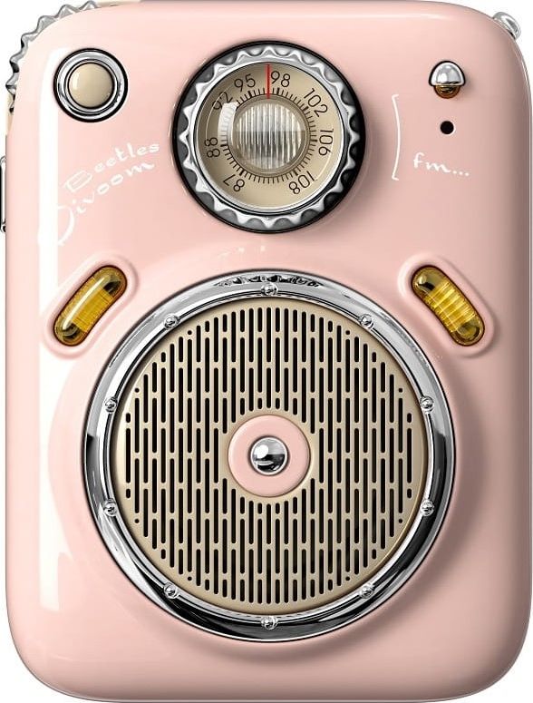 фото Портативна колонка Divoom Beetles-FM Pink