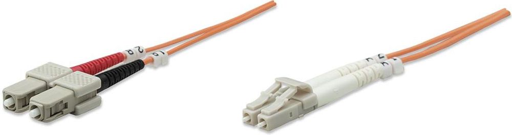 Intellinet Network Solutions Patchcord Światłowodowy, LC-SC duplex 1m 50/125 OM2 wielomodowy (470353)