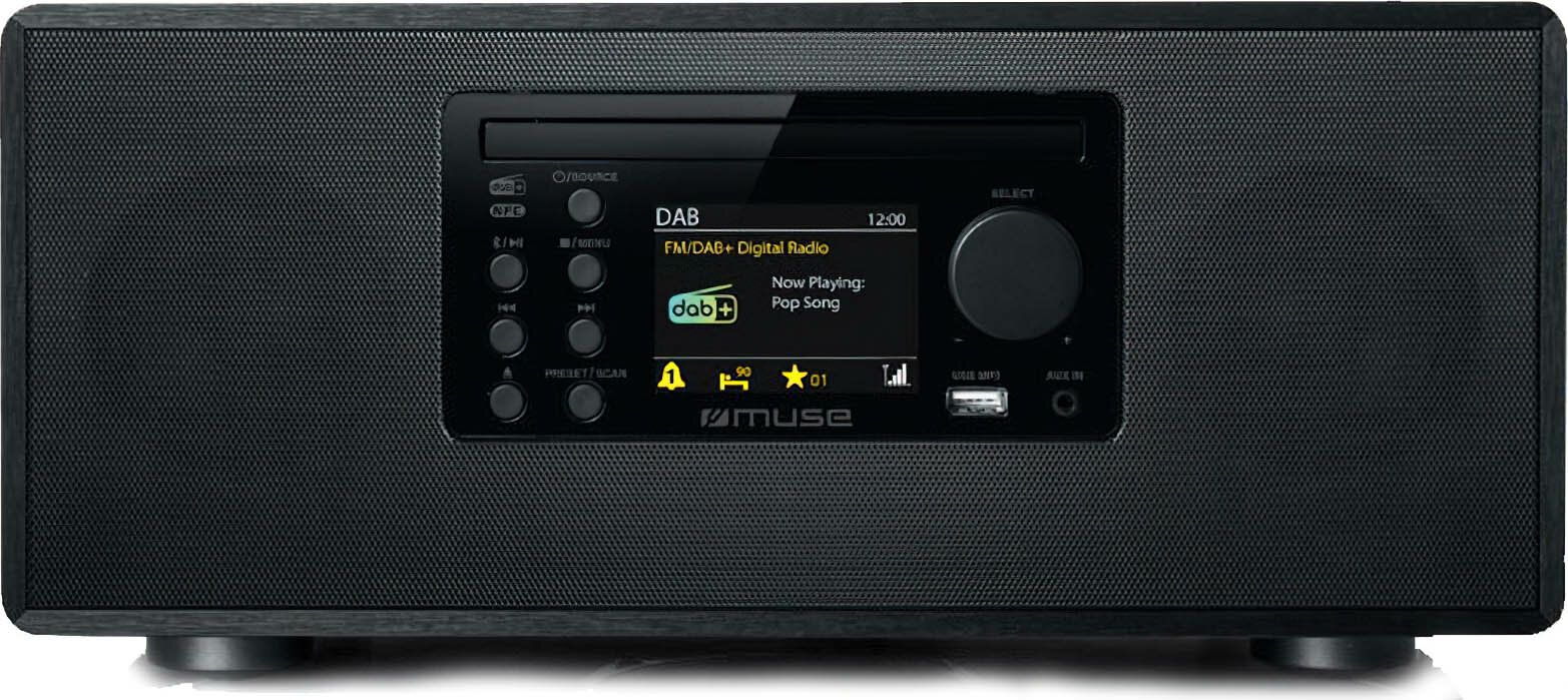 фото Музичний центр Muse M-695 DBT Black