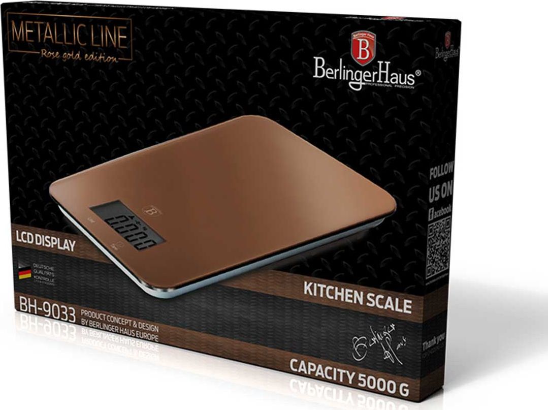 фото Ваги кухонні електронні Berlinger Haus BH-9033 Copper