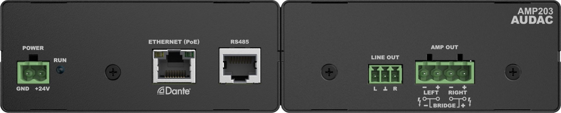 фото Підсилювач потужності Audac AMP203 Black