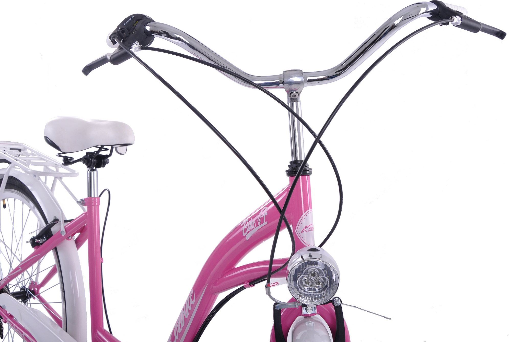 фото Велосипед міський Kozbike City 28 7spd Pink/White