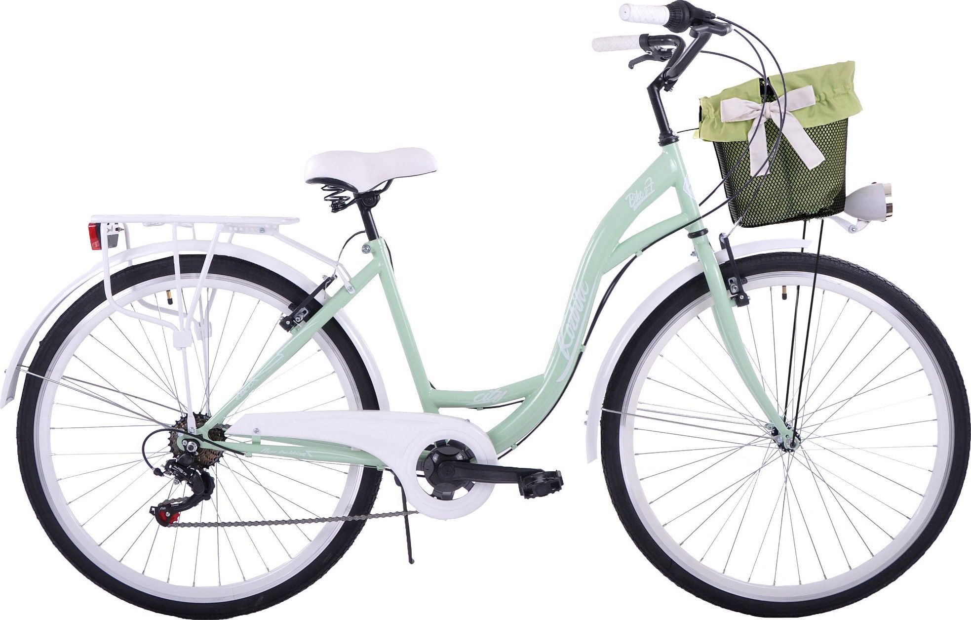фото Велосипед міський Kozbike City 28 7spd Mint/White