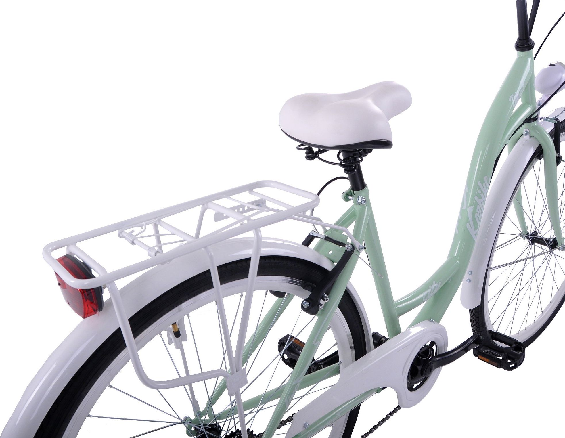 фото Велосипед міський Kozbike City 28 7spd Mint/White