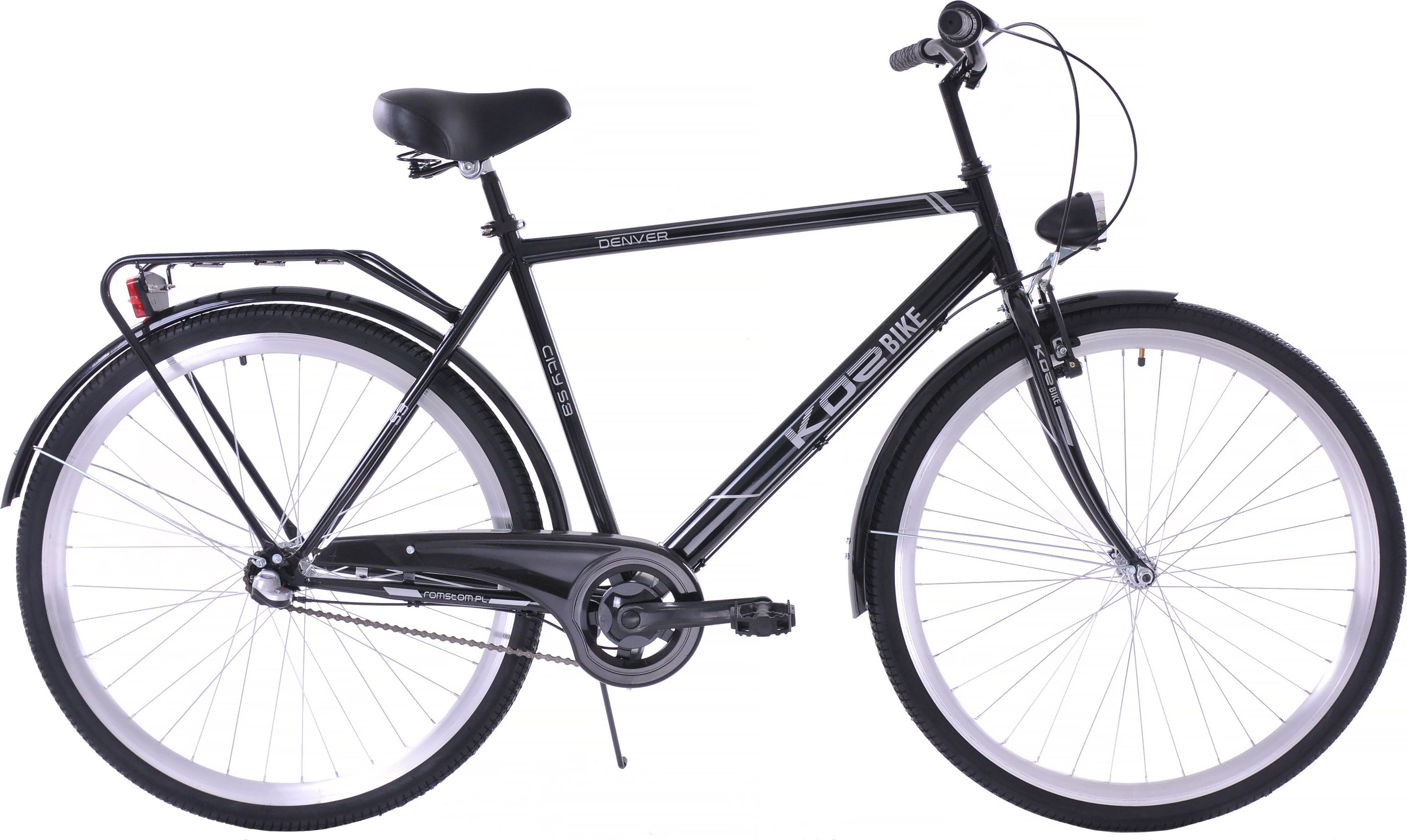 фото Велосипед міський Kozbike Denver 28 3spd Black
