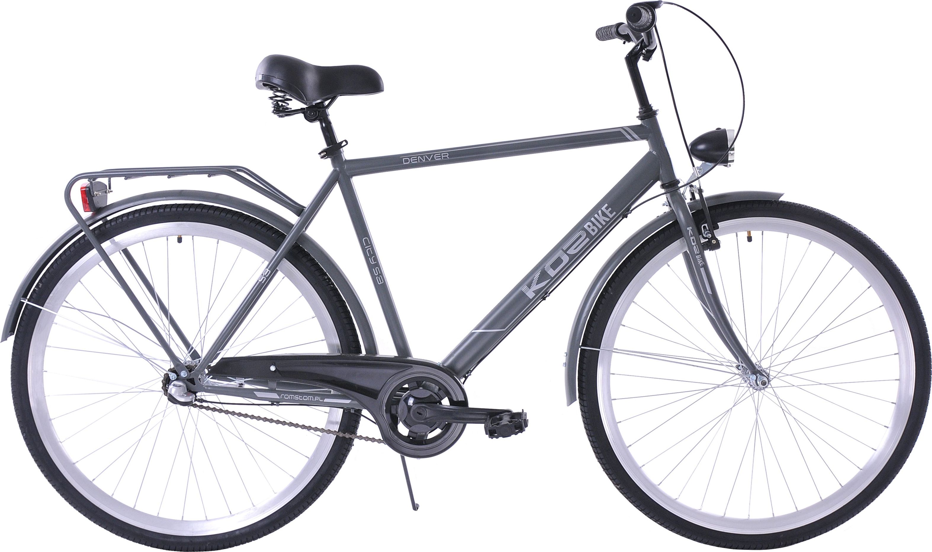 фото Велосипед міський Kozbike Denver 28 3spd Graphite