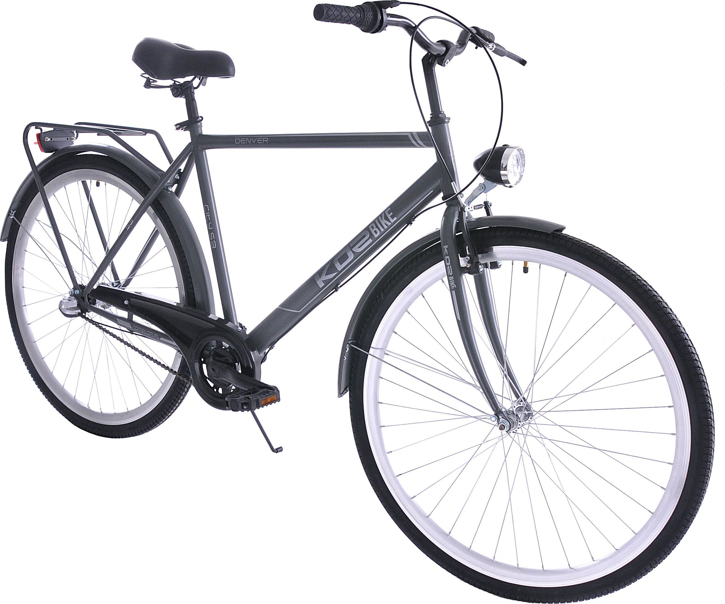 фото Велосипед міський Kozbike Denver 28 3spd Graphite