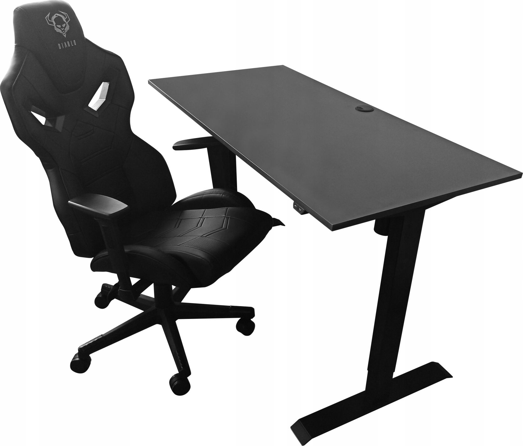 фото Геймерський ігровий стіл Zdesk PC-114B-Po/B