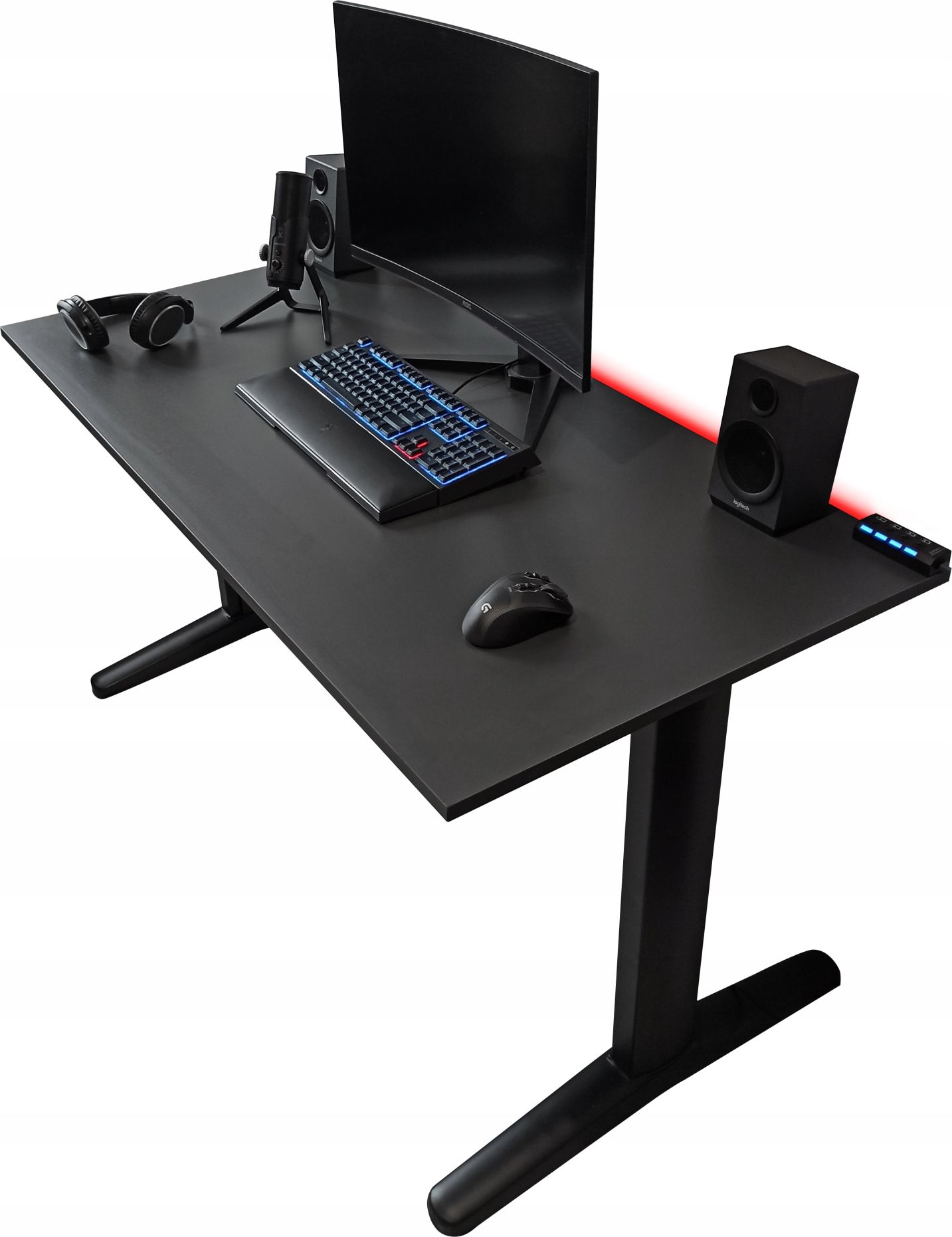 фото Геймерський ігровий стіл Zdesk PC-STL/B-Po/B-LH