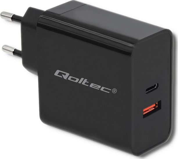 Ładowarka Qoltec 1x USB-A 1x USB-C 3 A (51716)