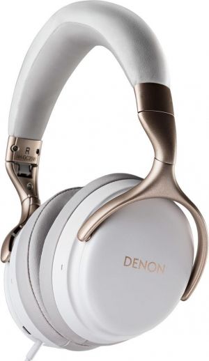фото Навушники з мікрофоном Denon AH-GC25W White