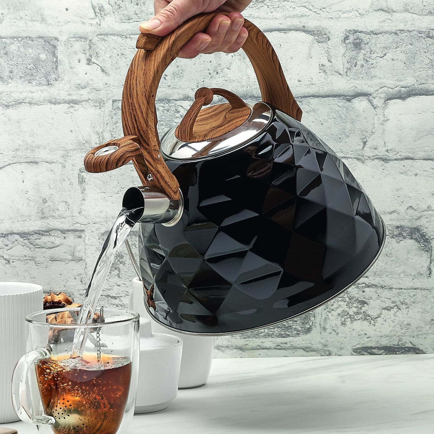 фото Чайник Tadar Crystal Black/Gray