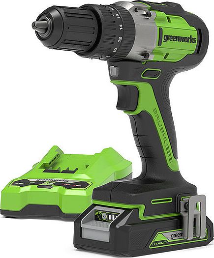 фото Шурупокрут Greenworks GD24DD60K2