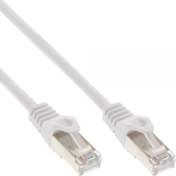 InLine Patchcord SF/UTP, Cat.5e, biały 10m (72500W)